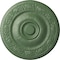 Ekena Millwork Neuveau Ceiling Medallion (Fits Canopies up to 6 3/8"), Hand-Painted Athenian Green, 24 1/4"OD x 2"P CM24NAAGF - alternate 1